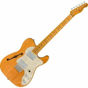 Fender American Vintage II 1972 Telecaster Thinline MN Aged Natural Chitară electrică imagine