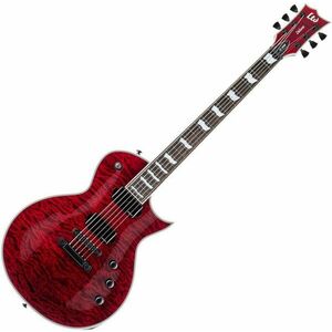 ESP LTD EC-1000 QM Fluence See Thru Black Cherry Chitară electrică imagine