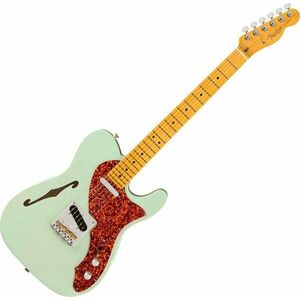 Fender FSR American Professional II Telecaster Thinline MN Transparent Surf Green Chitară electrică imagine