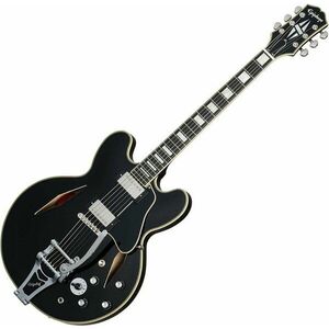 Epiphone Shinichi Ubukata ES-355 Custom Bigsby Ebony Chitară semi-acustică imagine