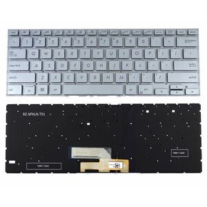 Tastatura Gri Asus 9Z.NFKLN.T01 iluminata layout US fara rama enter mic imagine