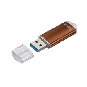 Memorie USB HAMA Laeta 124002, 16GB, USB 3.0 (Maro) imagine