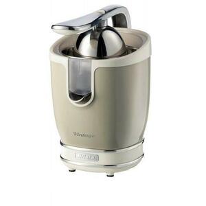 Storcator de citrice Ariete 0413 Vintage, putere 85W, Inox, cu maner (Crem/Bej) imagine