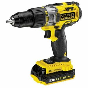 Masina de gaurit si insurubat cu acumulator Stanley FMC625D2, 18V, 1600 rpm, Negru/Galben imagine