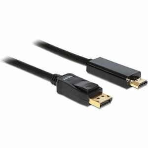 Cablu Displayport (M) -> HDMI (M) 2m gold imagine