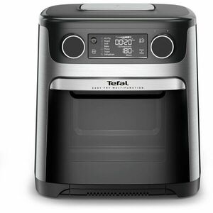 Friteuza cu aer cald Tefal Easy Fry FW556DE0, 1800W, 15L, 9 programe automate, ecran LCD, tehnologia Extra-Crisp, temperatura ajustabila, argintiu & negru imagine