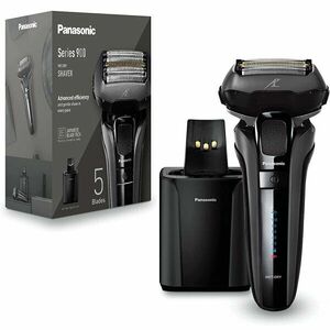 Aparat de ras Panasonic ES-LV9U-K803 seria 900, 5 capete de taiere, motor liniar imagine