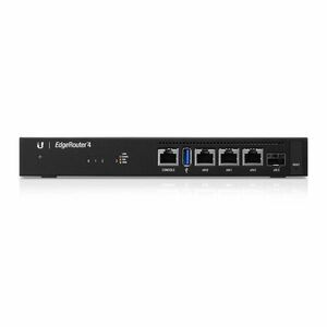 Router wireless Gigabit Ubiquiti EdgeRouter ER-4, 2.4 GHz, 4 porturi, 1 port SFP, USB, 1U imagine