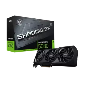 Placa Video MSI GeForce RTX 5080 16G SHADOW 3X OC 16GB GDDR7 256 biti imagine
