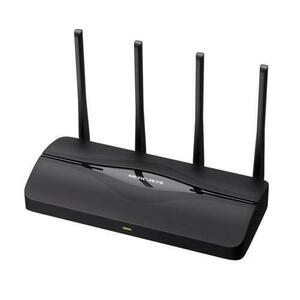 Router wireless Mercusys MR27BE, 2.5Gigabit, Dual-Band, WiFi 7 (Negru) imagine