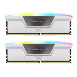 Memorie Corsair Vengeance RGB White 32GB DDR5 6000MHz CL36 Dual Channel Kit imagine