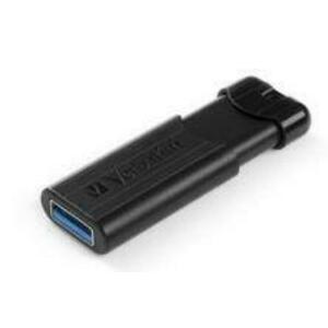 Stick USB Verbatim Pinstripe, USB 3.0, 128GB (Negru) imagine