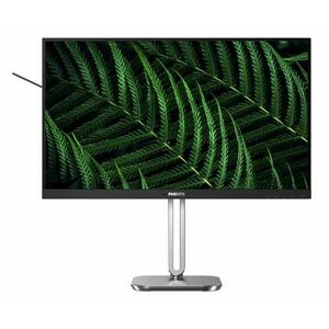 Monitor IPS LED Philips 27inch 27B2G5500/00, Full HD (1920 x 1080), HDMI, DisplayPort, Boxe, Pivot, 100 Hz, 4 ms (Negru/Argintiu) imagine