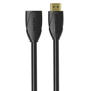 CABLU video prelungitor Vention VAA-B06-B300, HDMI(M) la HDMI(T), 3m, rezolutie 4K la 60Hz (Negru) imagine