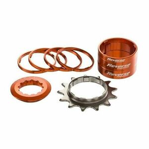 Kit pinion Reverse Components single speed 13T (Portocaliu) imagine