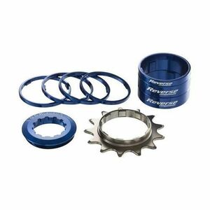 Kit pinion Reverse Components single speed 13T (Albastru) imagine