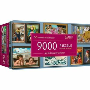 Puzzle panoramic Trefl din 9000 de piese - Opere de arta diferite imagine