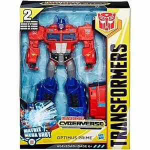 Figurina Robot Transformers Cyberverse - Matrix Mega Shot, Optimus Prime imagine