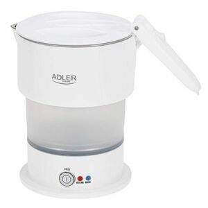 Fierbator de calatorie Adler AD 1377w, 0.6 l, 600 W (Alb) imagine
