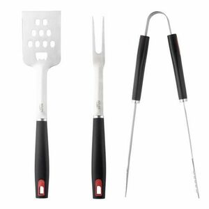 Set ustensile de gratar Adler AD 6727, Husa (Negru/Inox) imagine