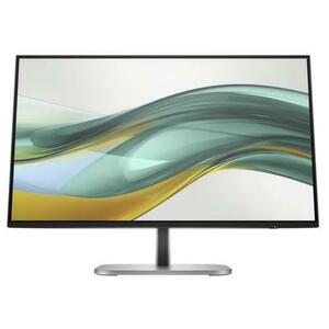 Monitor IPS LED HP 23.8inch S5 PRO 524PF, Full HD (1920 x 1080), HDMI, DisplayPort, Pivot (Negru/Argintiu) imagine