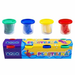 Plastilina parfumata pentru modelaj, 3 ani+, 4 culori x 100 grame imagine