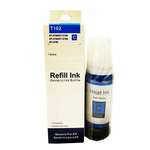 Cerneala compatibila Epson L102, L103, L105, L106 Cyan, EcoTank, 70 ml imagine