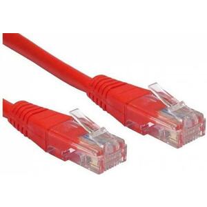 Cablu UTP Spacer SP-PT-CAT5-1M-R, Patch cord, CAT.5e, 1 m (Rosu) imagine