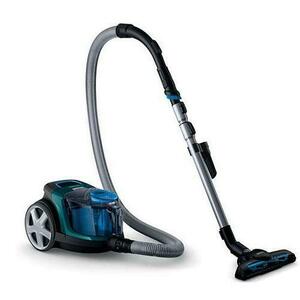 Aspirator fara sac Philips PowerPro FC9334/09, 900W, 1.5l, Clasa A (Negru-Verde) imagine