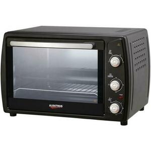 Cuptor electric Albatros A45B2, 1800W, Timer, 45L (Negru) imagine