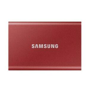 SSD Extern Samsung T7, 500GB, USB type-C 3.2 (Rosu) imagine