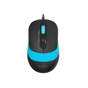 Mouse Optic A4TECH FM10 Blue, 1600 DPI (Negru/Albastru) imagine
