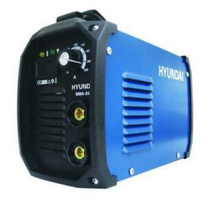 Invertor Sudura Hyundai MMA-181, Tensiune in gol 65 V, Tensiune de alimentare 230 V, Curent nominal de intrare 35 A (Negru/Albastru) imagine