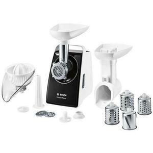 Masina de tocat carne Bosch CompactPower MFW3850B, 500 W, Negru/Alb imagine