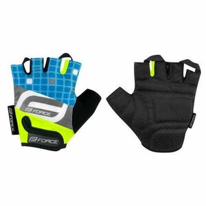 Manusi Force Kid F Square Albastru/Galben Fluo M imagine