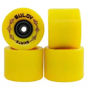 Set 4 roti Penny board, galben imagine