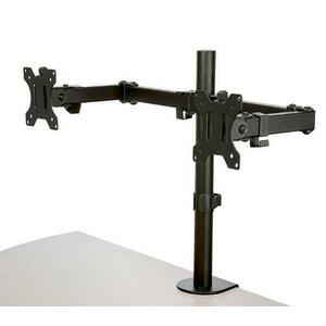 Suport 2 monitoare StarTech ARMDUAL2, 32inch, 8kg/monitor, Pivot (Negru) imagine