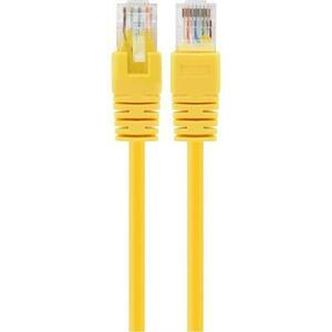 Cablu UTP SPACER SP-PT-CAT5-0.25M-Y Cat5e, cupru-aluminiu, 0.25 m, galben, AWG26 imagine