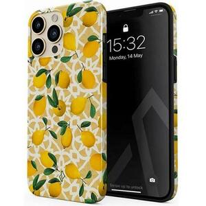 Protectie Spate Burga Dual Layer Lemon Juice pentru Apple iPhone 14 Pro (Multicolor) imagine