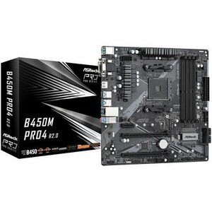 Placa de baza ASRock B450M PRO4 R2.0, socket AM4 imagine