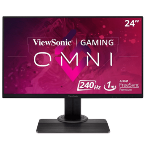 Monitor Gaming IPS LED ViewSonic OMNI 23.8inch XG2431, Full HD (1920 x 1080), HDMI, DisplayPort, AMD FreeSync, Pivot, Boxe, 240 Hz, 0.5 ms (Negru) imagine