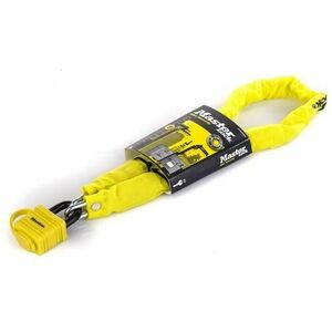 Antifurt Master Lock lant cu lacat si cheie 900 x 6mm, Galben imagine