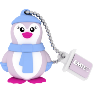 Memorie USB Emtec M336 Lady Penguin 16GB USB 2.0, Gri imagine