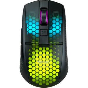 Mouse wireless gaming Roccat Burst Pro Air, 81g, 19000 DPI, switch optic, Negru imagine