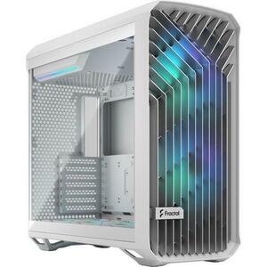 Carcasa Fractal Design Torrent White RGB TG Clear Tint, Full Tower, Tempered glass (Alb) imagine