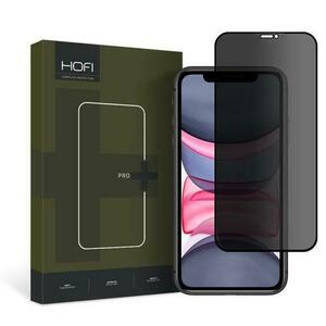 Folie de protectie Ecran Privacy HOFI PRO+ pentru Apple iPhone 11 / XR, Sticla securizata, Full Glue imagine