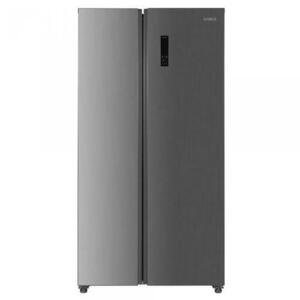 Side by Side Samus SSX-667NFE, 532 L, Full No Frost, Clasa Energetica E, Afisaj Electronic, H 177 cm, Inox/Argintiu imagine