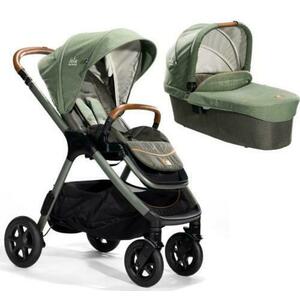 Carucior multifunctional Joie 2 in 1 Finiti Signature, 0-22 kg, Landou, 0-9 kg (Negru/Verde) imagine