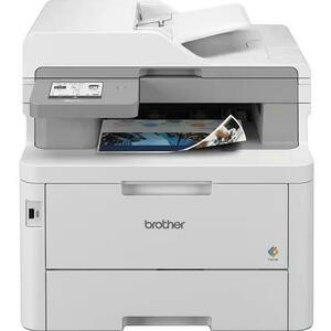 Multifunctional Laser Brother MFC-L8340CDW, A4, Color, 30 ppm, ADF, Fax, USB, Wi-Fi (Alb) imagine