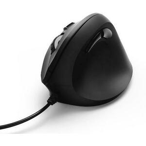 Mouse Ergonomic cu fir Hama EMC-500, 1400 DPI, Optic (Negru) imagine
